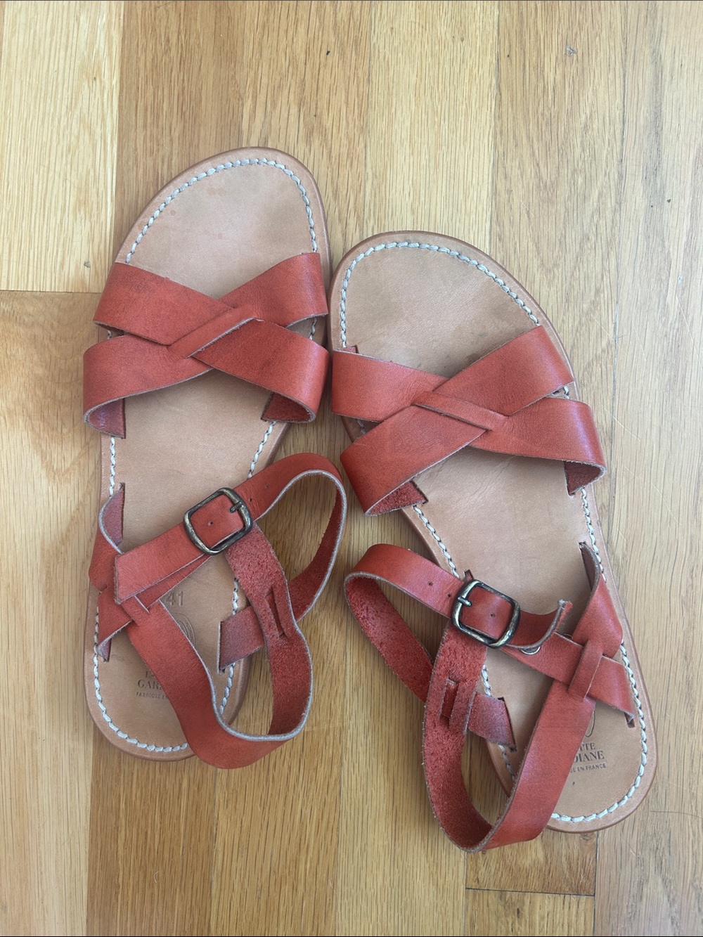 La Botte Gardiane for Toast UK - Pac Sandals	 in Red